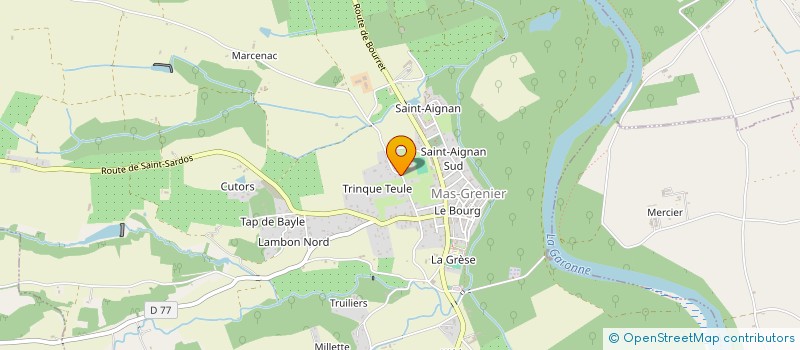 localisation de l'entreprise MONSIEUR FLORENT RAYNAUD  MAS-GRENIER