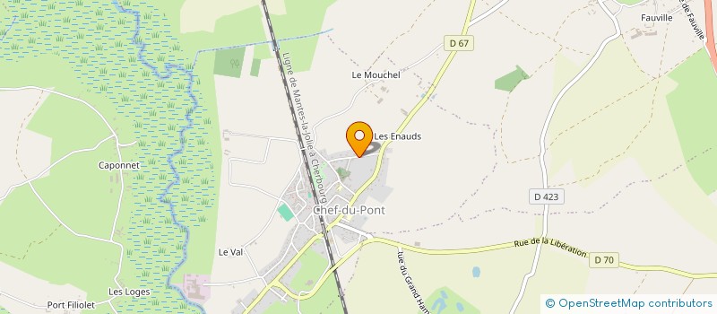 localisation de l'entreprise MONSIEUR FLORENT RENOUF  SAINTE-MERE-EGLISE