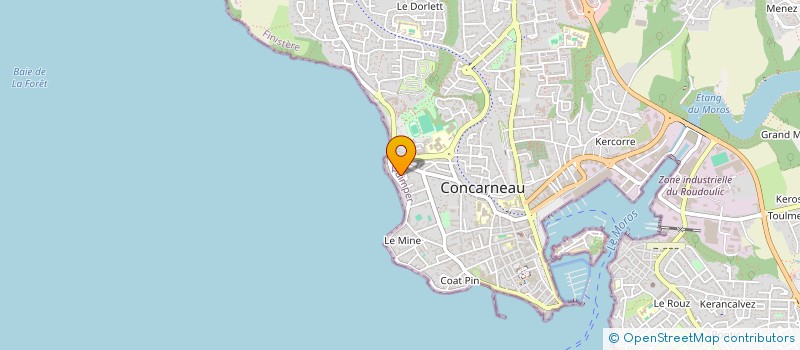 localisation de l'entreprise MONSIEUR FLORENT REQUIN à CONCARNEAU