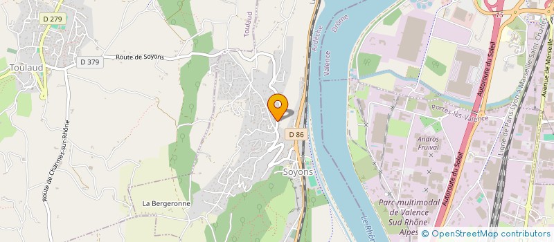 localisation de l'entreprise MONSIEUR FLORENT RIBET  SOYONS