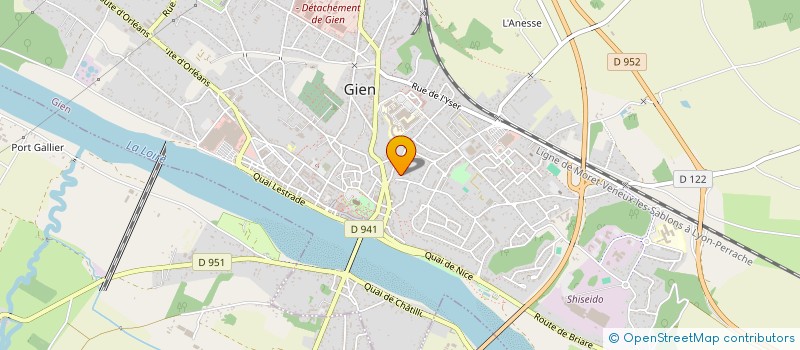 localisation de l'entreprise MONSIEUR FLORENT RICARD à GIEN