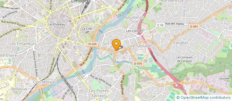 localisation de l'entreprise MONSIEUR FLORENT RICHARD à LIMOGES