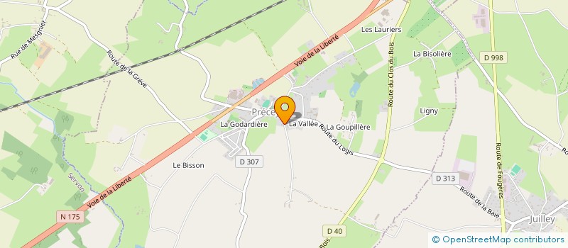 localisation de l'entreprise MONSIEUR FLORENT RIDEL  PRECEY