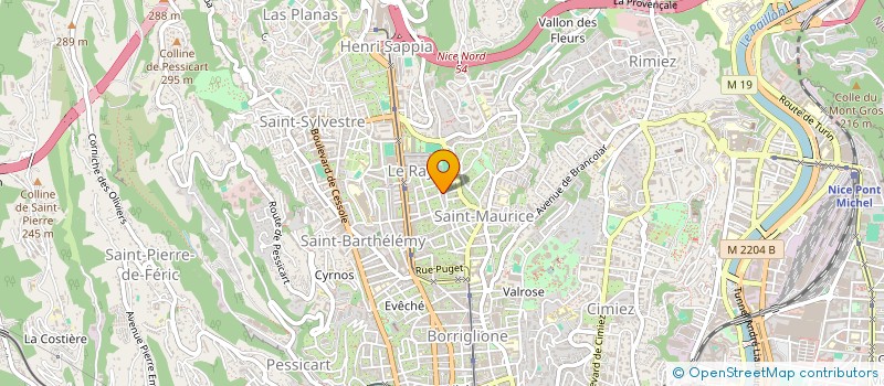 localisation de l'entreprise MONSIEUR FLORENT RIGAUD  NICE
