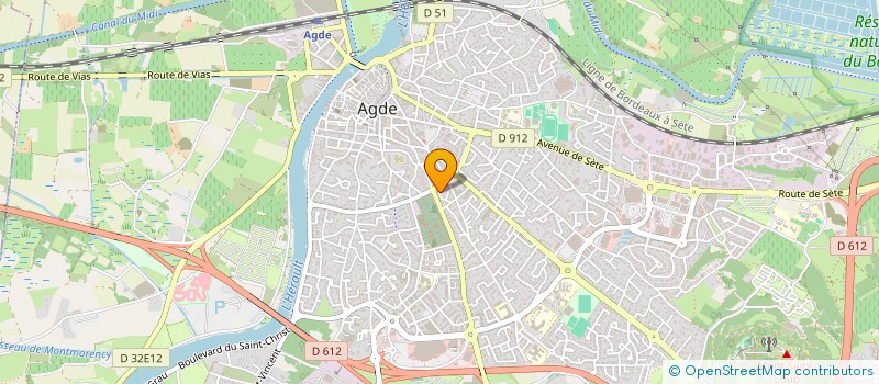 localisation de l'entreprise MONSIEUR FLORENT RIQUELME à AGDE