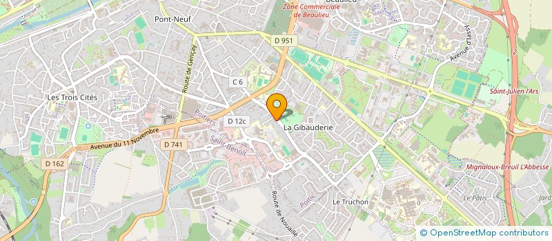 localisation de l'entreprise MONSIEUR FLORENT RIVASSEAU  POITIERS