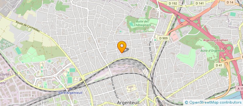 localisation de l'entreprise MONSIEUR FLORENT RIX  ARGENTEUIL