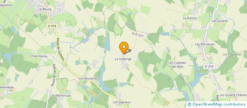 localisation de l'entreprise MONSIEUR FLORENT RONGET à BRANGES