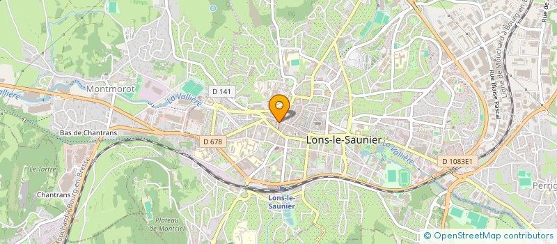 localisation de l'entreprise MONSIEUR FLORENT ROUBAUD à LONS-LE-SAUNIER