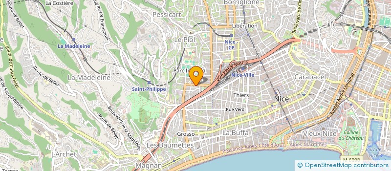 localisation de l'entreprise MONSIEUR FLORENT ROULET à NICE