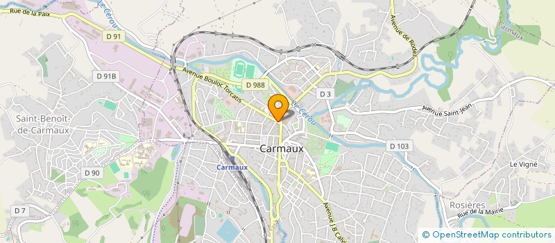 localisation de l'entreprise MONSIEUR FLORENT ROUSSEL  SAUVETERRE-DE-ROUERGUE