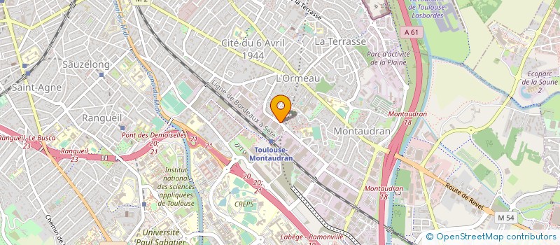 localisation de l'entreprise MONSIEUR FLORENT ROUZIES  TOULOUSE