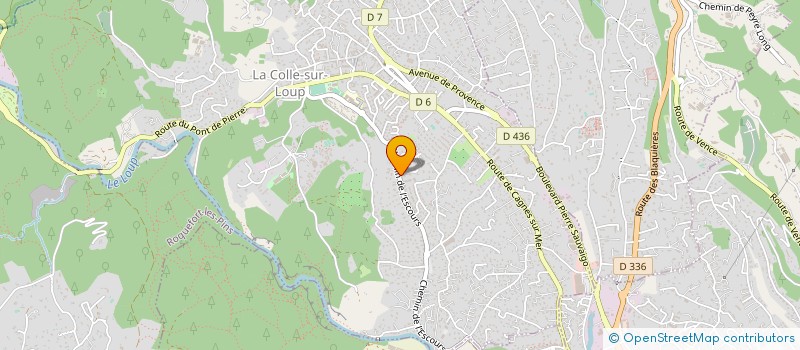 localisation de l'entreprise MONSIEUR FLORENT SAEZ à LA COLLE-SUR-LOUP