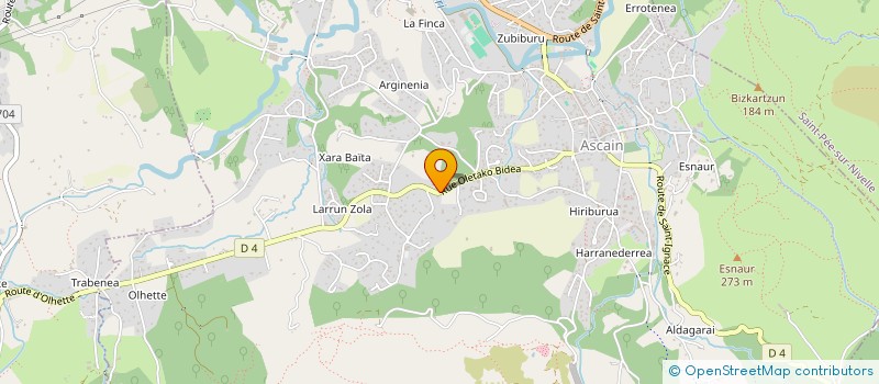 localisation de l'entreprise MONSIEUR FLORENT SALAUN à ASCAIN