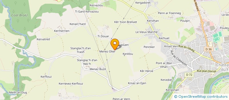 localisation de l'entreprise MONSIEUR FLORENT SALIOU à CHATEAUNEUF-DU-FAOU