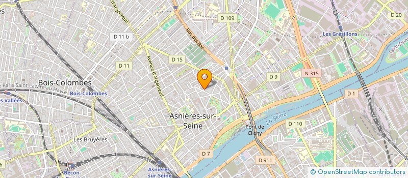 localisation de l'entreprise MONSIEUR FLORENT SALVARELLI à ASNIERES-SUR-SEINE
