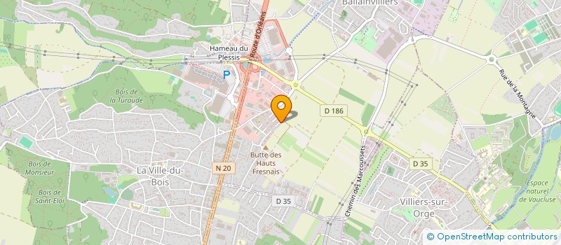 localisation de l'entreprise MONSIEUR FLORENT SAMUEL  BALLAINVILLIERS