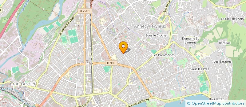 localisation de l'entreprise MONSIEUR FLORENT SANCHEZ à ANNECY