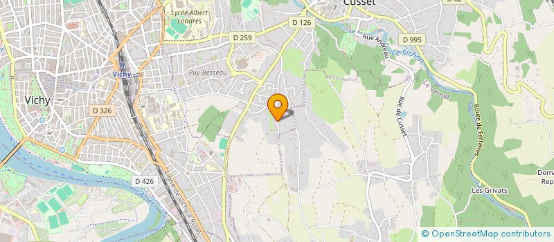 localisation de l'entreprise MONSIEUR FLORENT SANCHEZ à CUSSET