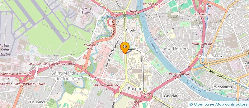 localisation de l'entreprise MONSIEUR FLORENT SANZO  TOULOUSE