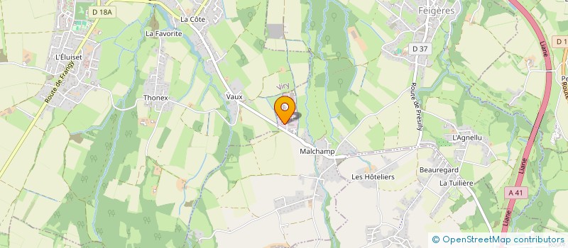 localisation de l'entreprise MONSIEUR FLORENT SAXOD  FEIGERES