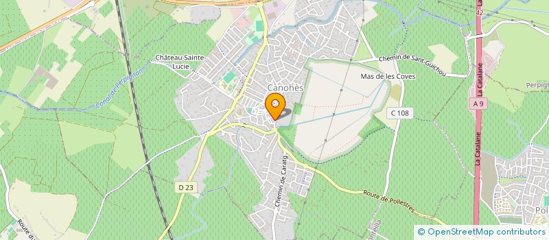 localisation de l'entreprise MONSIEUR FLORENT SCHEIBLING à CANOHES