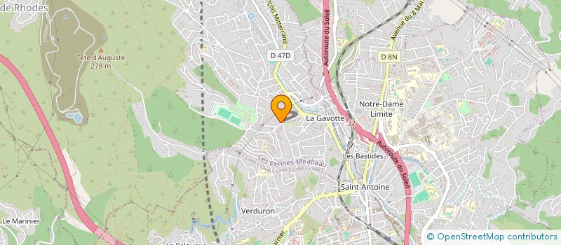 localisation de l'entreprise MONSIEUR FLORENT SCHLICK à LES PENNES-MIRABEAU