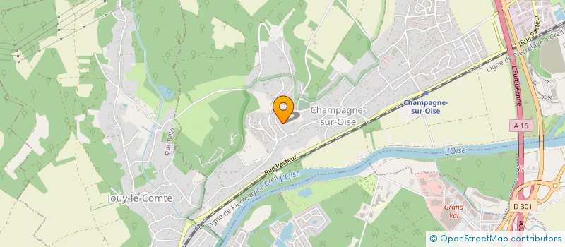 localisation de l'entreprise MONSIEUR FLORENT SCHMITT  CHAMPAGNE-SUR-OISE