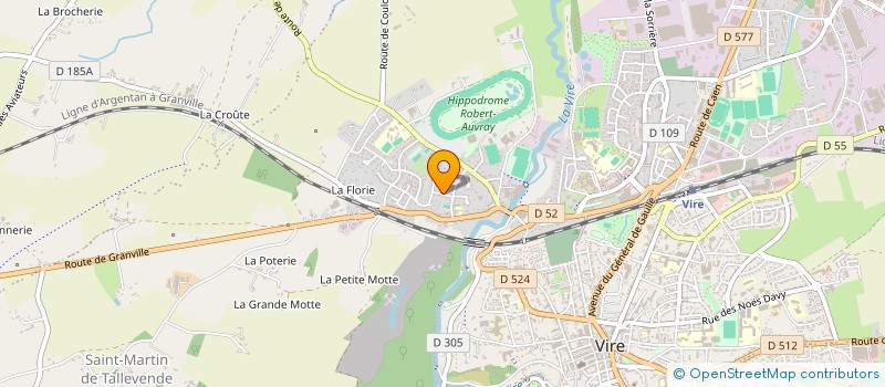 localisation de l'entreprise MONSIEUR FLORENT SEGUIN  VIRE NORMANDIE