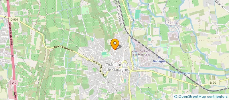 localisation de l'entreprise MONSIEUR FLORENT SEGURA  CHATEAUNEUF-DE-GADAGNE