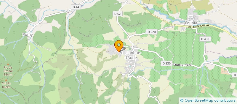 localisation de l'entreprise MONSIEUR FLORENT SERRES  VILLELONGUE-D'AUDE