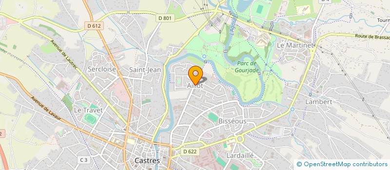 localisation de l'entreprise MONSIEUR FLORENT SERVAT  CASTRES