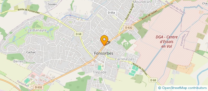 localisation de l'entreprise MONSIEUR FLORENT SEVERAC  FONSORBES