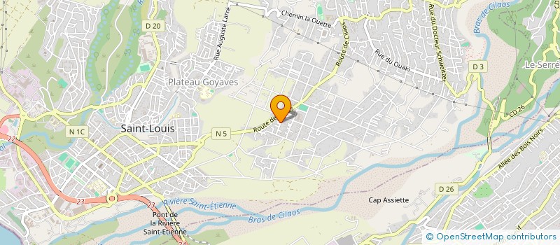 localisation de l'entreprise MONSIEUR FLORENT SEYCHELLES  SAINT-LOUIS