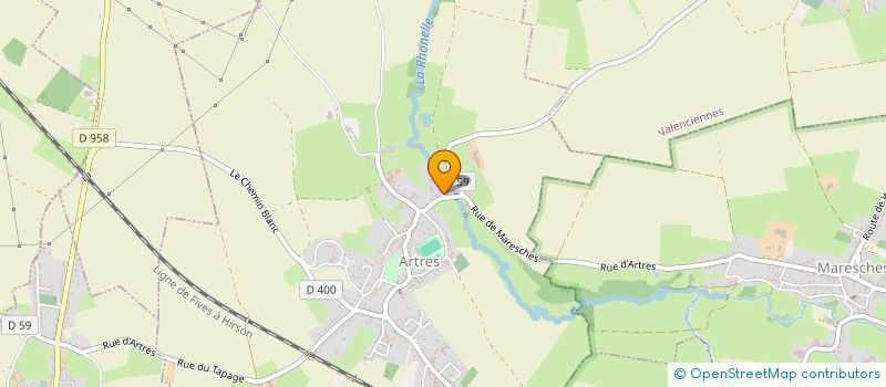 localisation de l'entreprise MONSIEUR FLORENT SNIEGOCKI  ARTRES