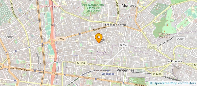 localisation de l'entreprise MONSIEUR FLORENT SOUVIGNET  MONTREUIL