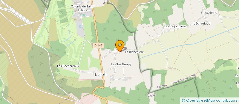 localisation de l'entreprise MONSIEUR FLORENT SUIRE  BOURNAND