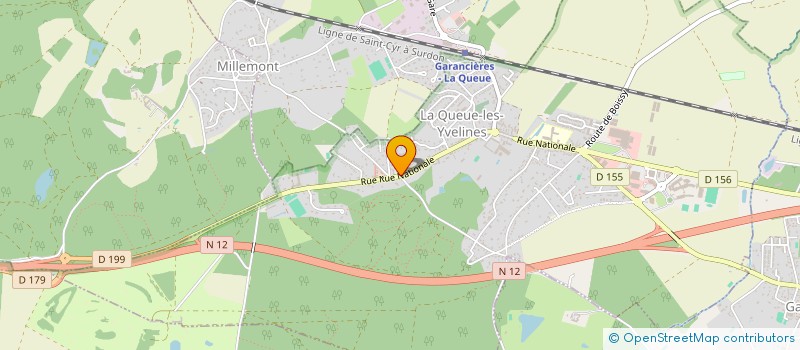 localisation de l'entreprise MONSIEUR FLORENT TABOURNEL  LA QUEUE-LES-YVELINES