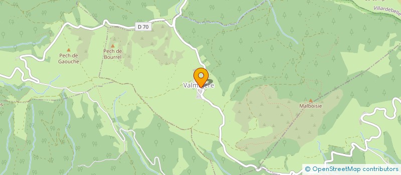 localisation de l'entreprise MONSIEUR FLORENT TAILLEFER  VALMIGERE