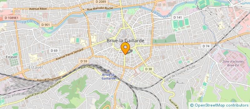localisation de l'entreprise MONSIEUR FLORENT TAP  BRIVE-LA-GAILLARDE