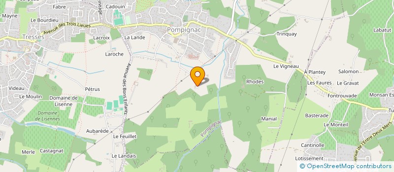 localisation de l'entreprise MONSIEUR FLORENT TARDY  POMPIGNAC