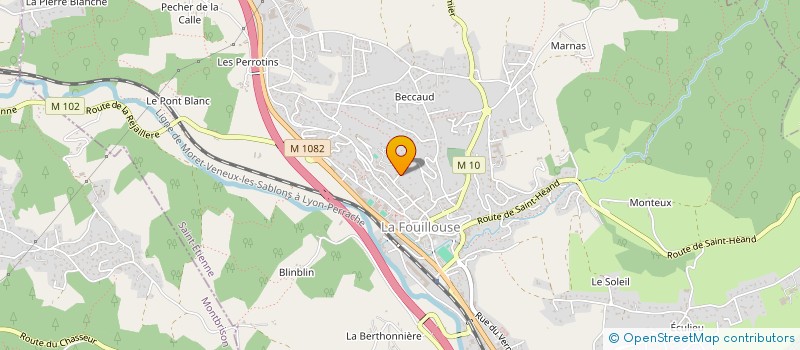 localisation de l'entreprise MONSIEUR FLORENT TATIN  LA FOUILLOUSE