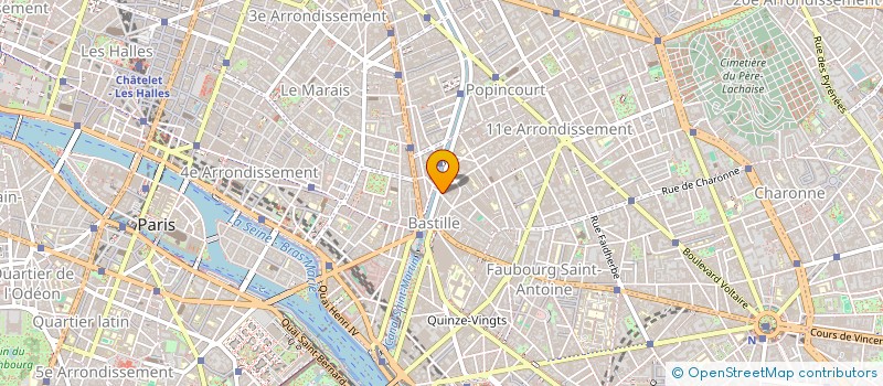 localisation de l'entreprise MONSIEUR FLORENT TESSIER  PARIS