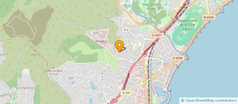 localisation de l'entreprise MONSIEUR FLORENT TEYSSANDIER  VILLENEUVE-LOUBET