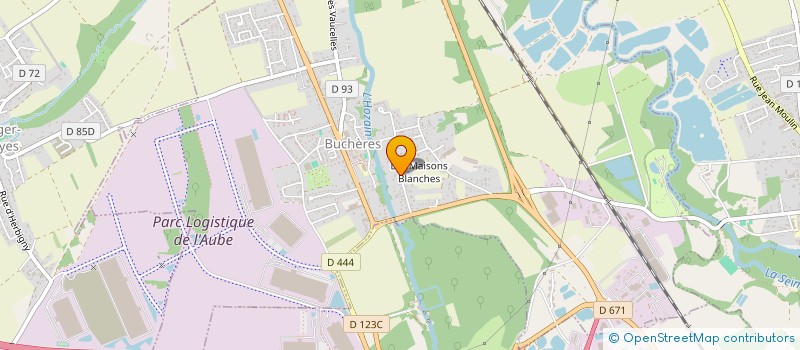 localisation de l'entreprise MONSIEUR FLORENT THIERY  BUCHERES