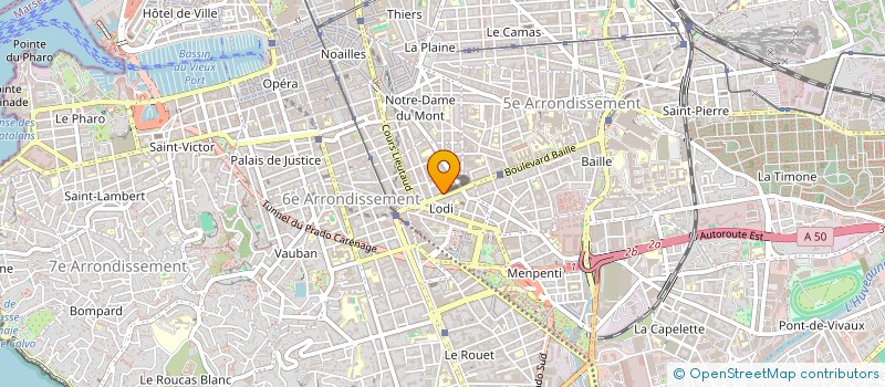 localisation de l'entreprise MONSIEUR FLORENT THUILLIER  MARSEILLE