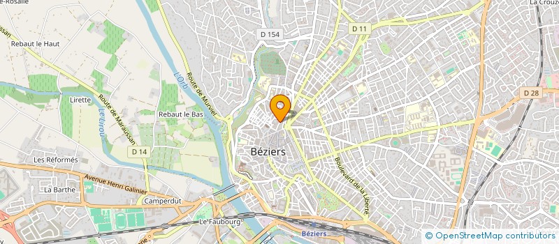 localisation de l'entreprise MONSIEUR FLORENT TOBENAS à BEZIERS