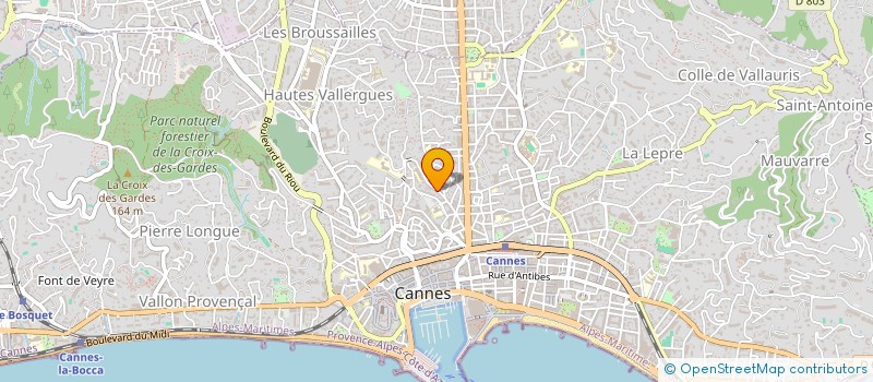 localisation de l'entreprise MONSIEUR FLORENT TOCHE à CANNES