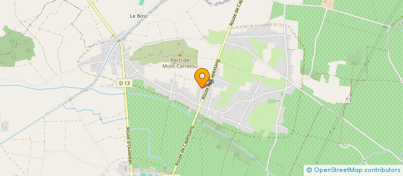 localisation de l'entreprise MONSIEUR FLORENT TOMAS  CUXAC-D'AUDE