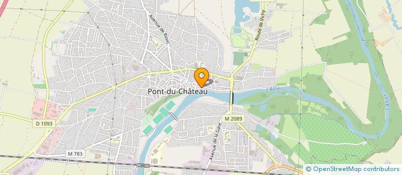 localisation de l'entreprise MONSIEUR FLORENT TRES  PONT-DU-CHATEAU